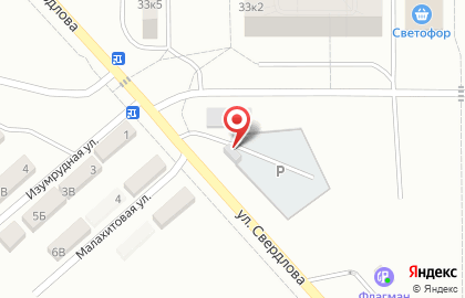 Автостоянка на проспекте Победы, 33Б на карте