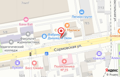 Диагностический центр Зимамед на Сормовской улице на карте