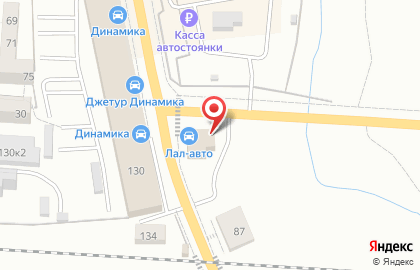 Магазин автозапчастей Люкс-Авто на улице Дзержинского на карте