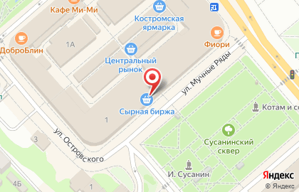 Магазин продуктов пчеловодства Много Мёда в Костроме на карте