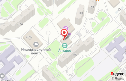 Дом культуры и творчества Антарес на карте