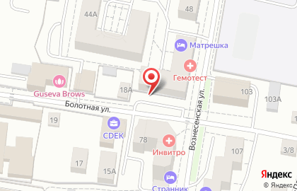 Газстройинжиниринг на Вознесенской улице на карте