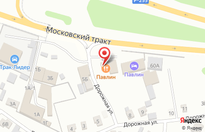 Гостиничный комплекс Павлин на Дорожной на карте