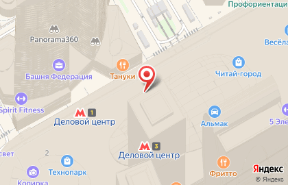 Novotel Москва Сити на карте