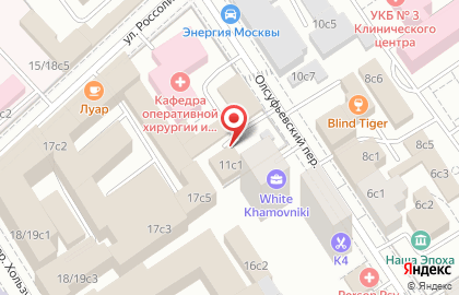 Московский городской центр дезинфекции на метро Фрунзенская на карте