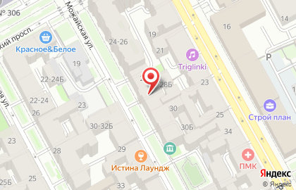 Студия эпиляции в Адмиралтейском районе на карте