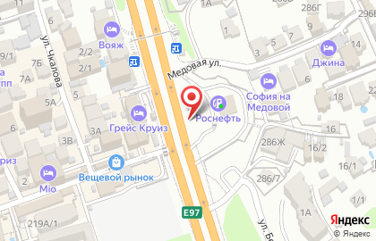 База отдыха Кудепста на карте