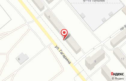 Бакалея на улице Гагарина на карте
