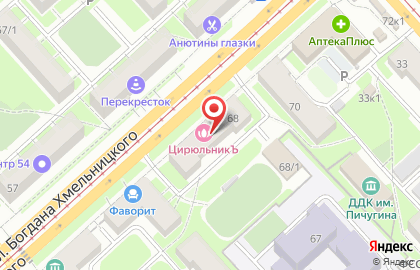 Восточный экспресс банк на улице Богдана Хмельницкого на карте