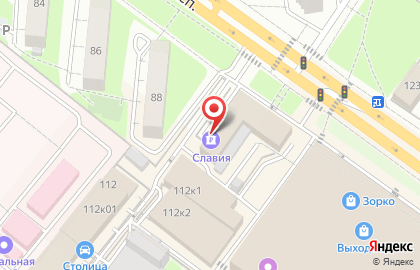 Акционерный коммерческий банк Славия на метро Выхино на карте