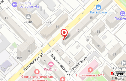 Магазин хозтоваров в Волгограде на карте