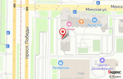 Дизайн-студия Март в Советском районе на карте