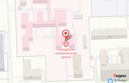 Городской клинический центр на карте