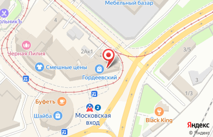 Русские деньги на Гордеевской улице на карте