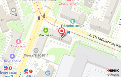 Медицинская клиника Тонус на улице Октябрьской Революции на карте