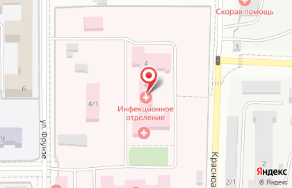 Детская городская больница Центр охраны материнства и детства г. Магнитогорск на улице Рубинштейна, 4 на карте