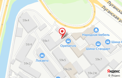 Автосервис Green light в Октябрьском районе на карте