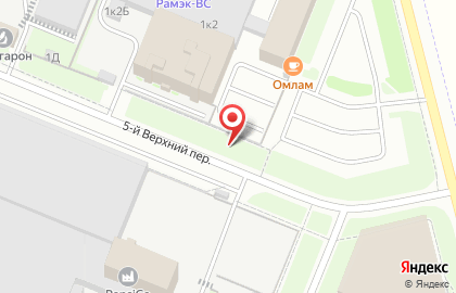 АЗС ПТК-Сервис в 5-ом Верхнем переулке на карте