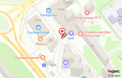 Киоск по продаже хлебобулочных изделий на Мичуринской улице на карте