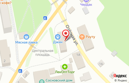 Фортуна на Озёрной улице на карте