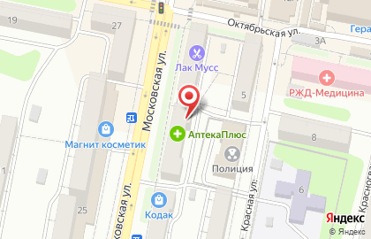 Салон-парикмахерская Адель на Московской улице на карте