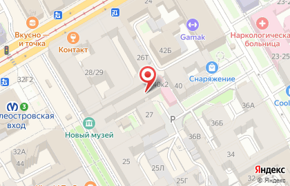 Мастерская по ремонту обуви на ул. 6-я линия В.О., 27 на карте