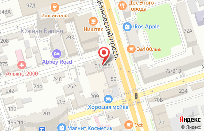 Ростовский филиал Банкомат, Банк ВТБ 24 на Буденновском проспекте на карте