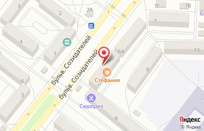 Стефания в Шелехове на карте