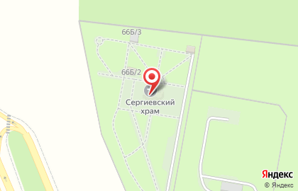 Храм Преподобного Сергия Радонежского в Москве на карте