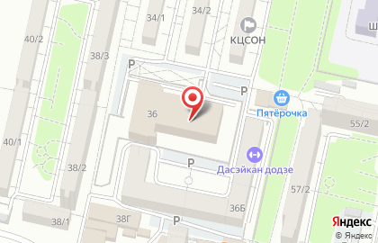 Танцевальная студия для взрослых на улице Пирогова, 36 на карте