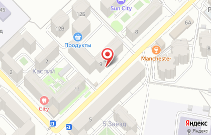 Магазин Море пива на Кавказской улице на карте