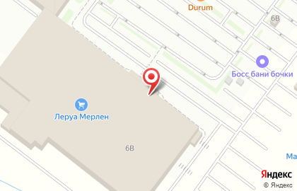 Строительный гипермаркет Леруа Мерлен на Дорожной улице на карте