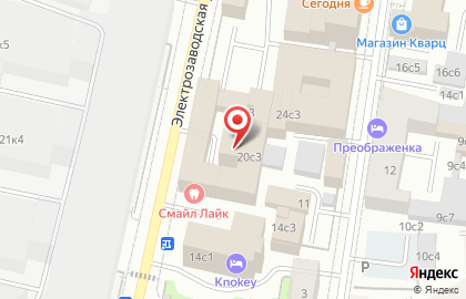 Artwell на Электрозаводской улице на карте