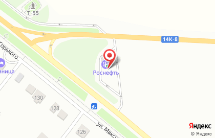 СТО Роснефть на улице М.Горького на карте
