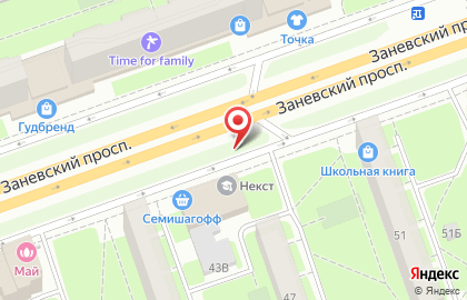 Невская коллегия адвокатов Санкт-Петербурга на Заневском проспекте на карте