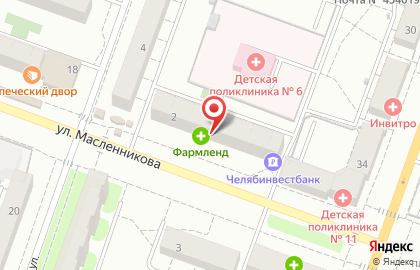 Магазин разливного пива на ул. Масленникова, 2 на карте