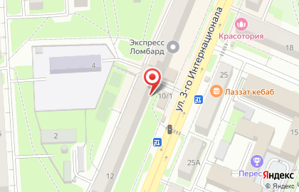 Магазин Бриз на улице 3 Интернационала на карте