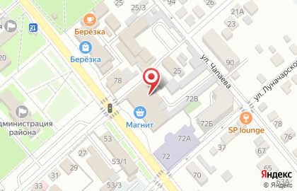 Универмаг на Красной улице на карте