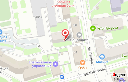 Максимус на улице Ленина на карте