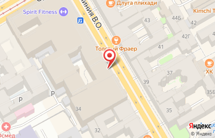 Салон элитной керамики и сантехники Novus в Василеостровском районе на карте