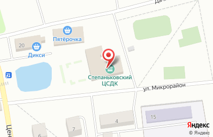Степаньковский центральный сельский дом культуры на карте