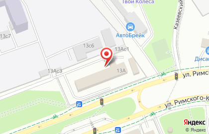 Торгово-сервисная компания Центр-Холод на карте