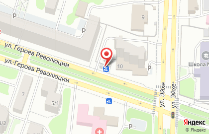 Киоск по продаже фруктов и овощей в Новосибирске на карте