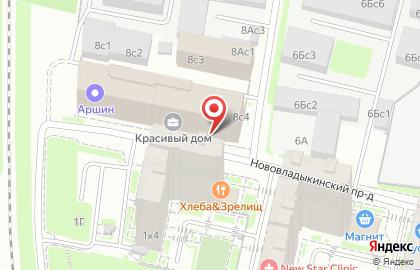 Торговая фирма Континент в Нововладыкинском проезде на карте