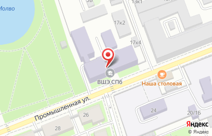 Национальный исследовательский университет Высшая школа экономики в Санкт-Петербурге на карте