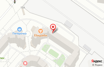 Служба доставки Без вилок на проспекте Комарова на карте