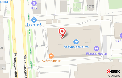 Мебельная фабрика Спартак-мебель на Молодёжной улице на карте