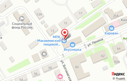 Маккавеевский на карте