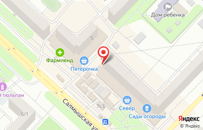 Салон-парикмахерская Рапсодия в Дзержинском районе на карте