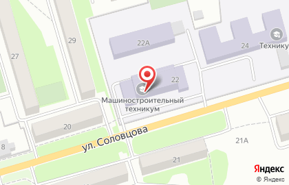 Болоховский машиностроительный техникум в Болохово на карте